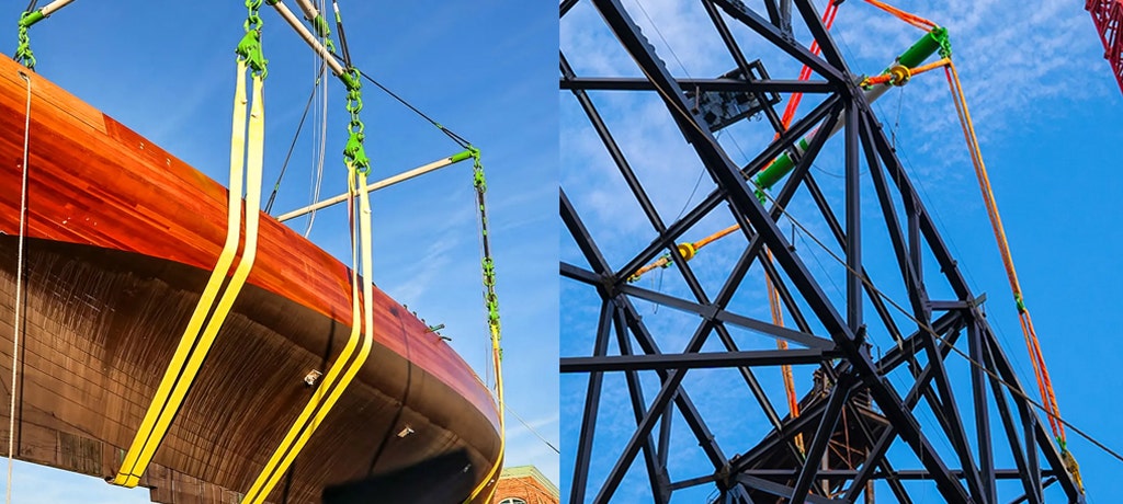 Choosing the Right Lifting Sling: Round slings vs. Web Slings